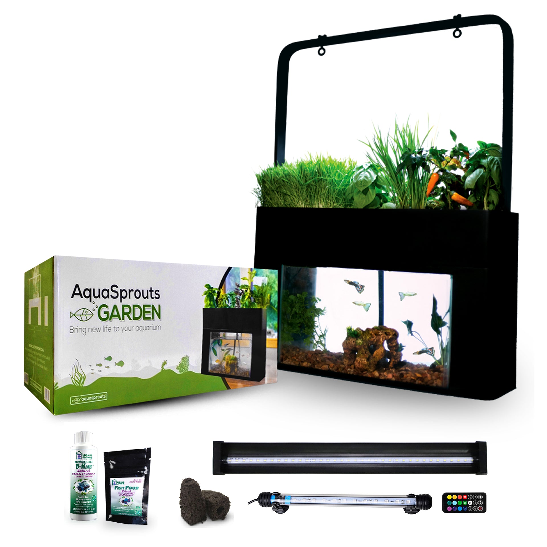 AquaSprouts Garden Bundle - Desktop Aquaponics System